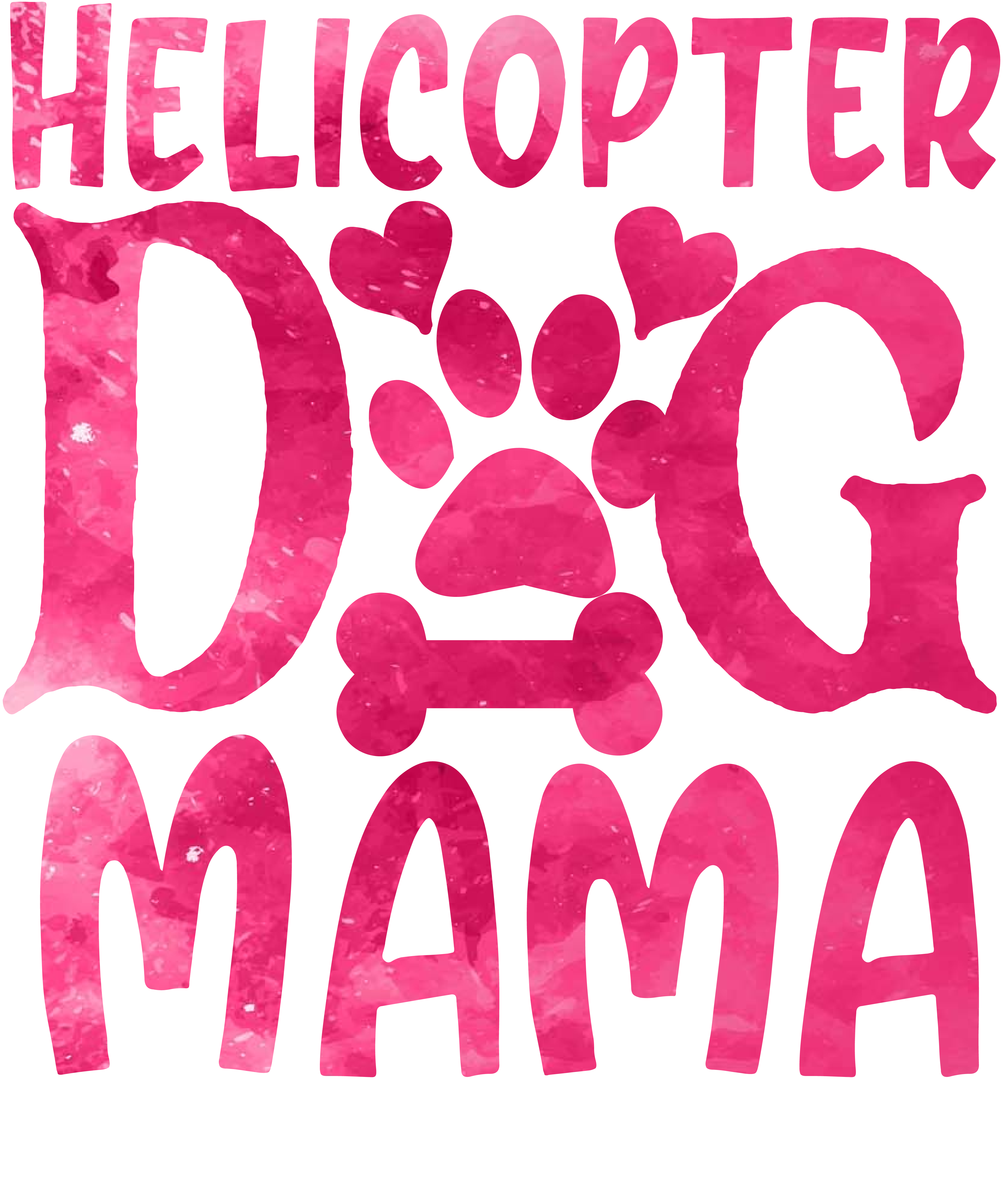 Helikopter Köpek Mama Yazılı