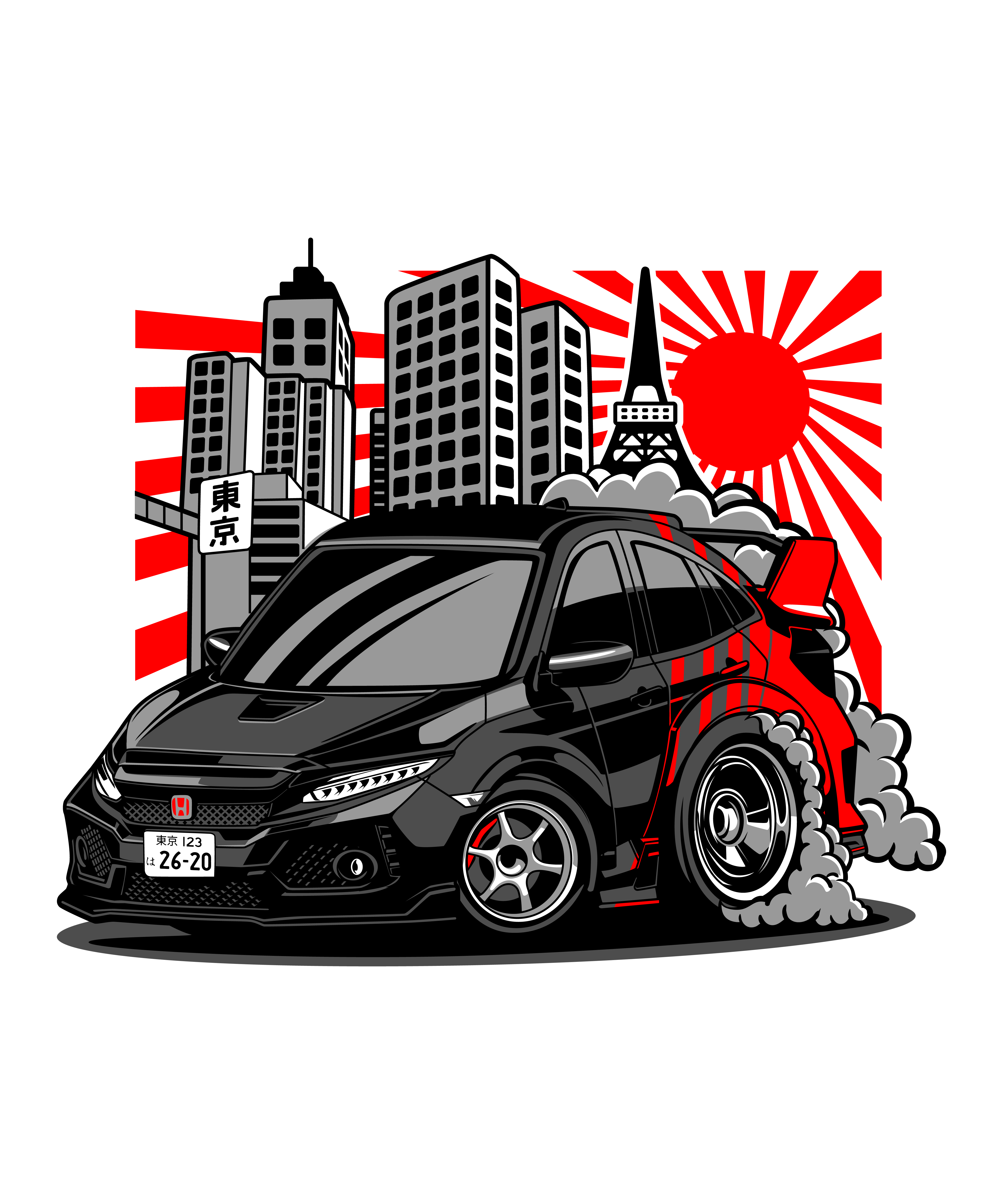 Japon Araba Kültürü Motifi