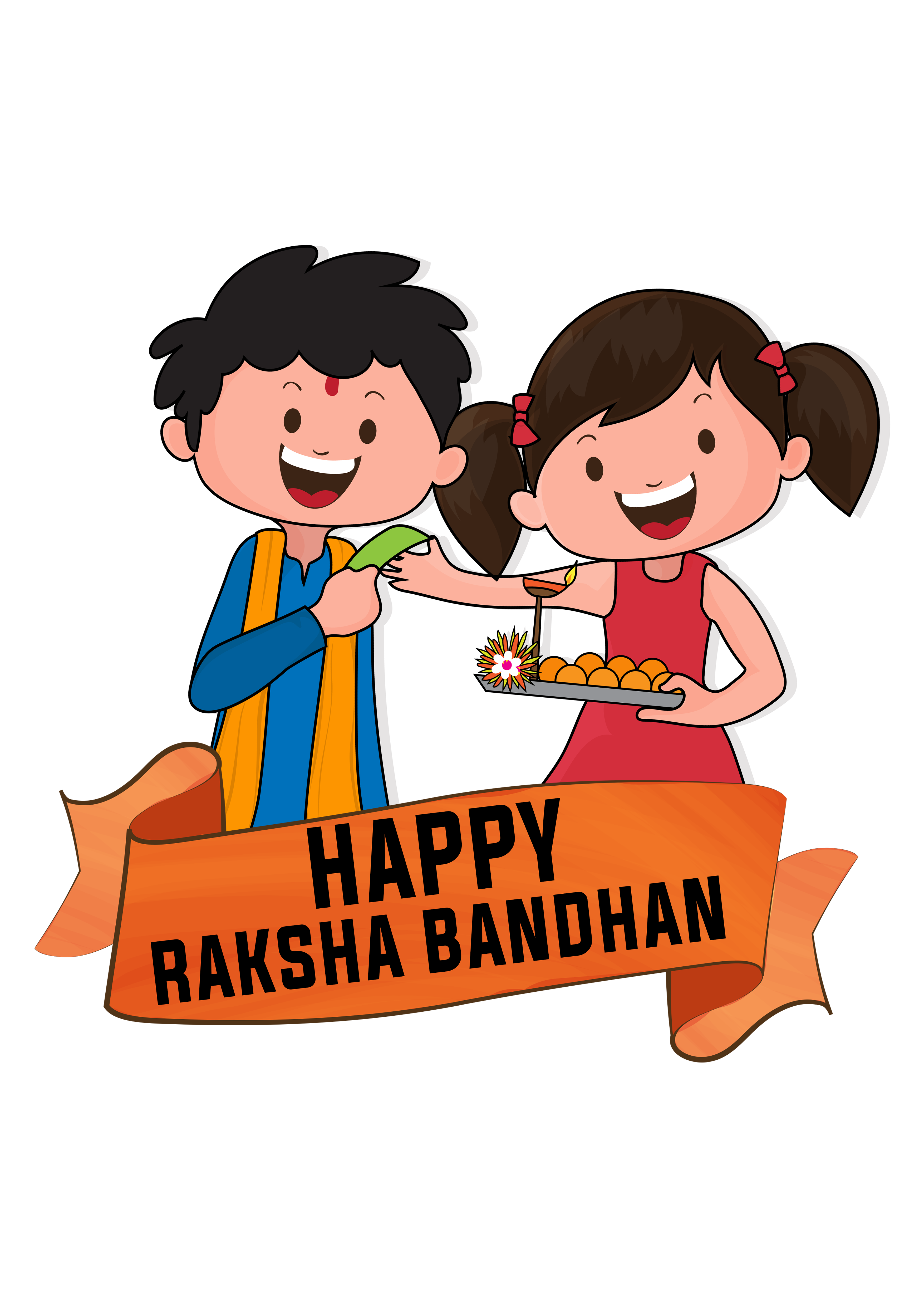 Raksha Bandhan Neşeli Tasarımı