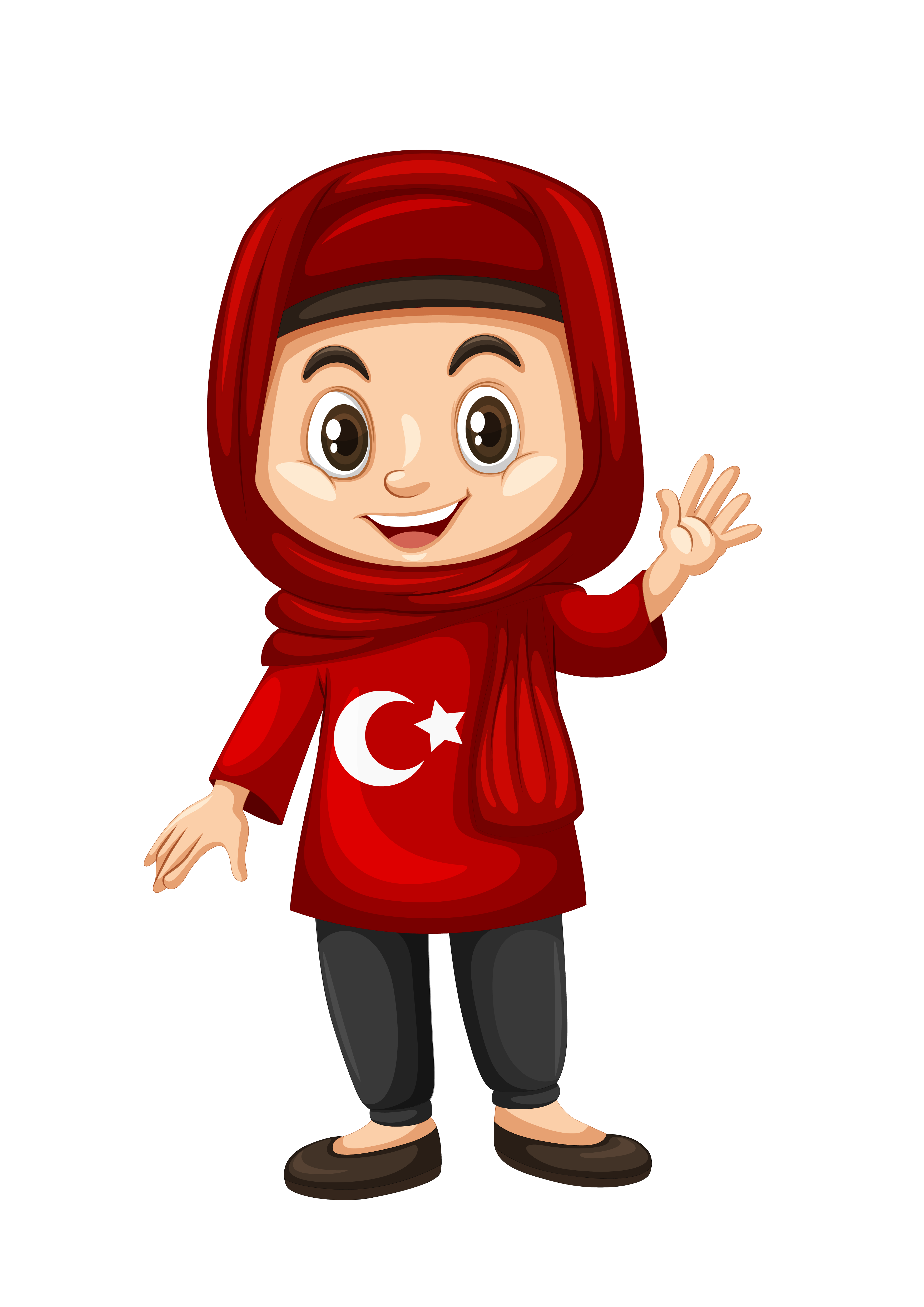Geleneksel Kıyafetle Çocuk Portresi
