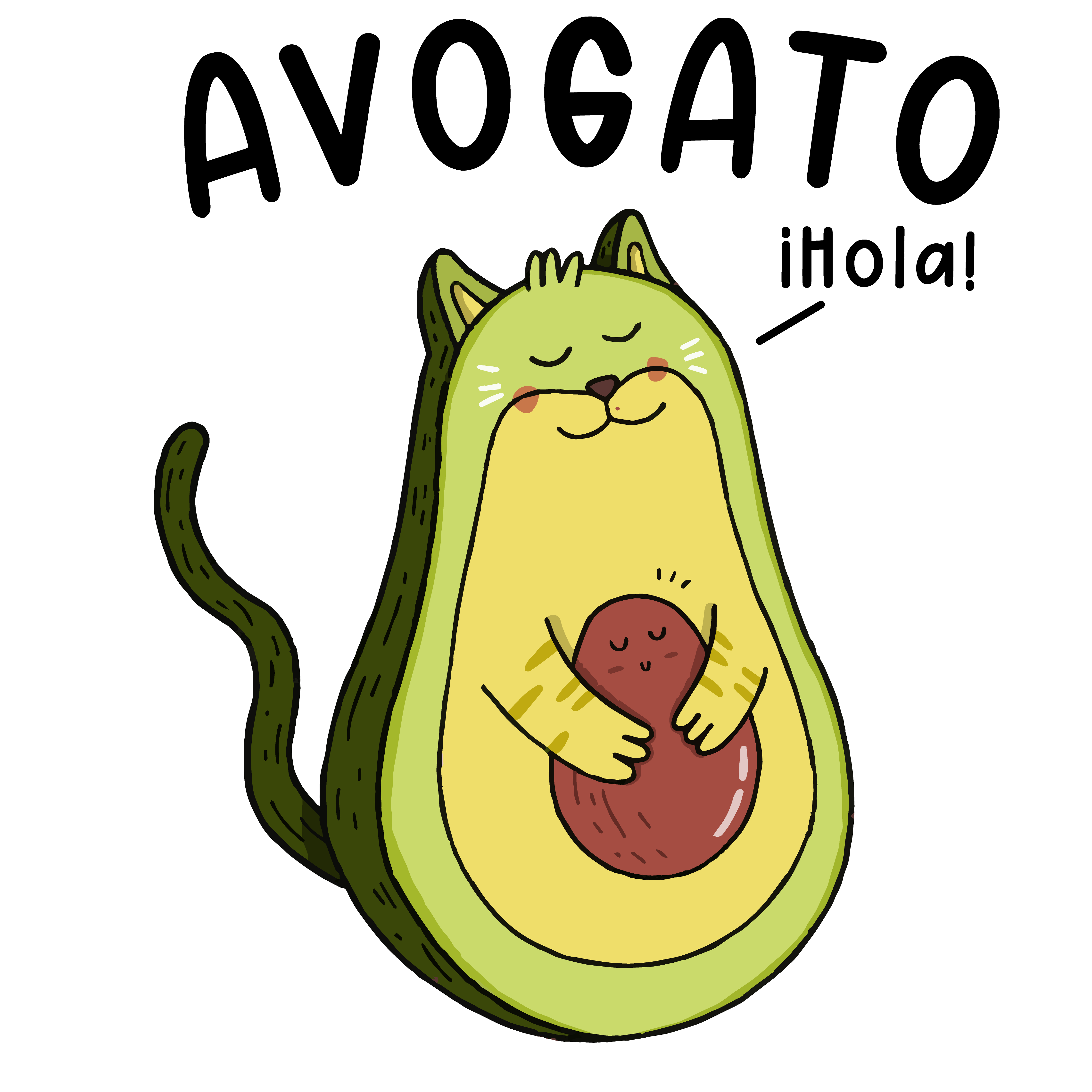 Avokado Kedi Selamı