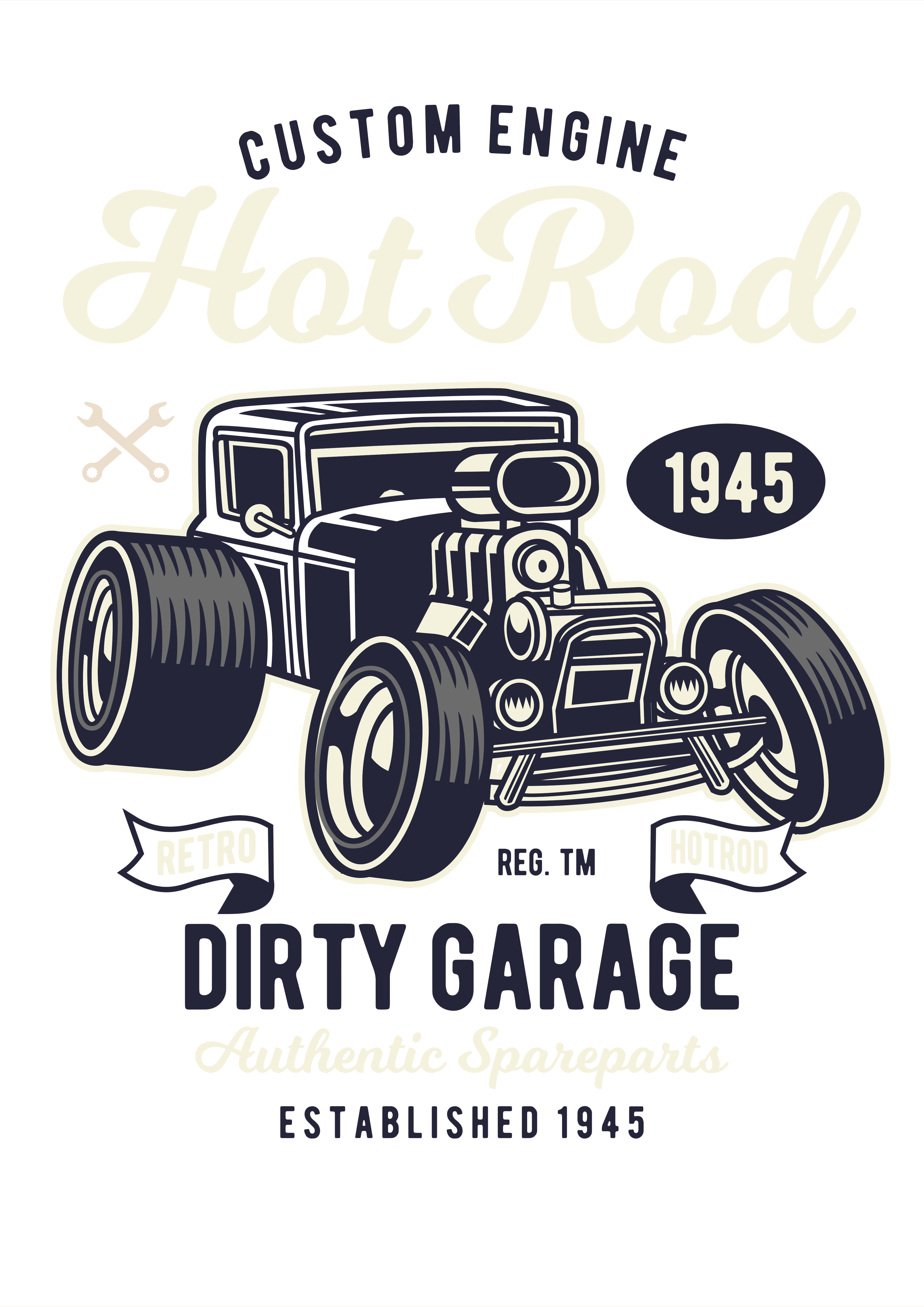 Hot Rod Retro Garaj Tasarımı