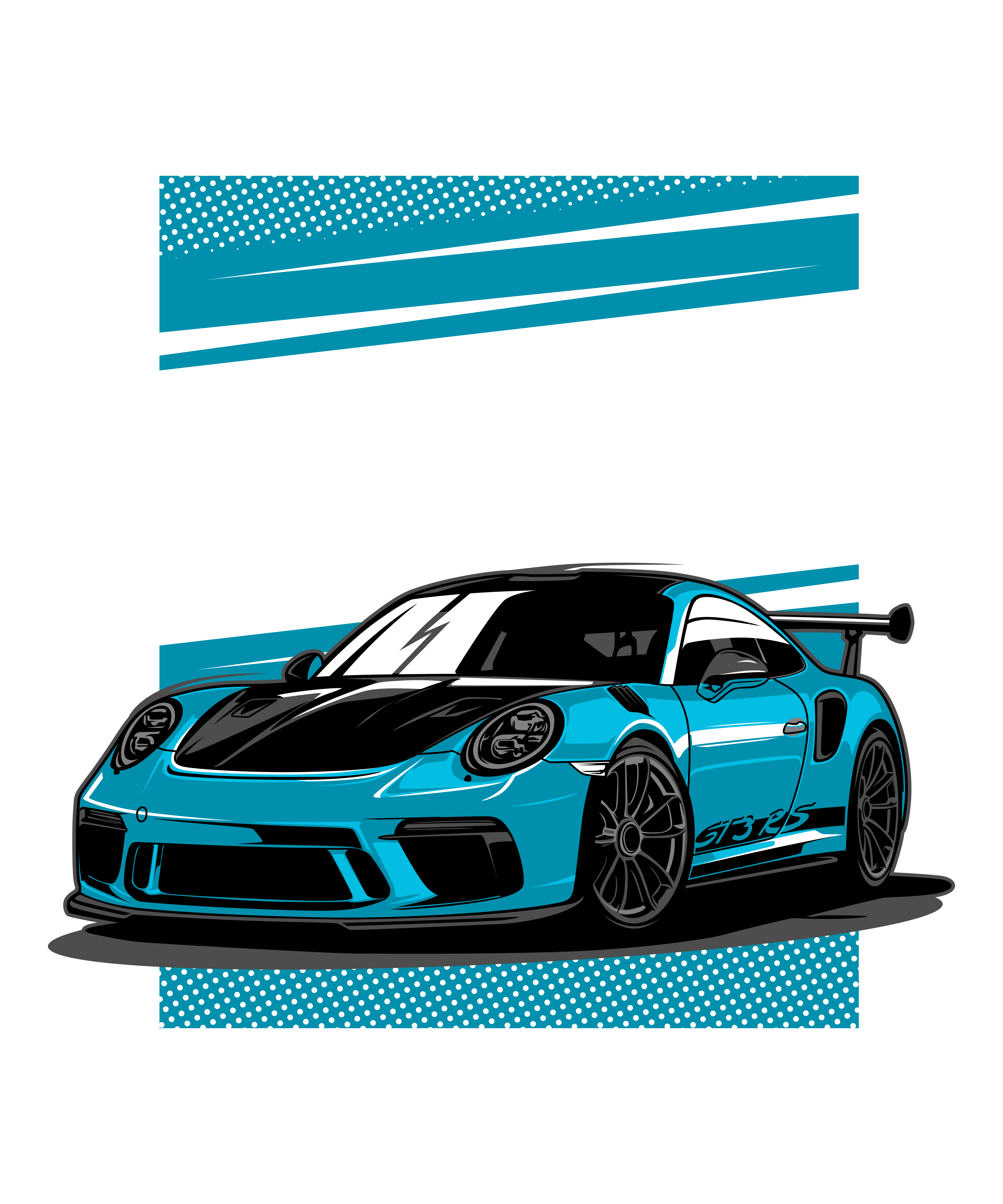 Spor Araba Retro Tasarımı