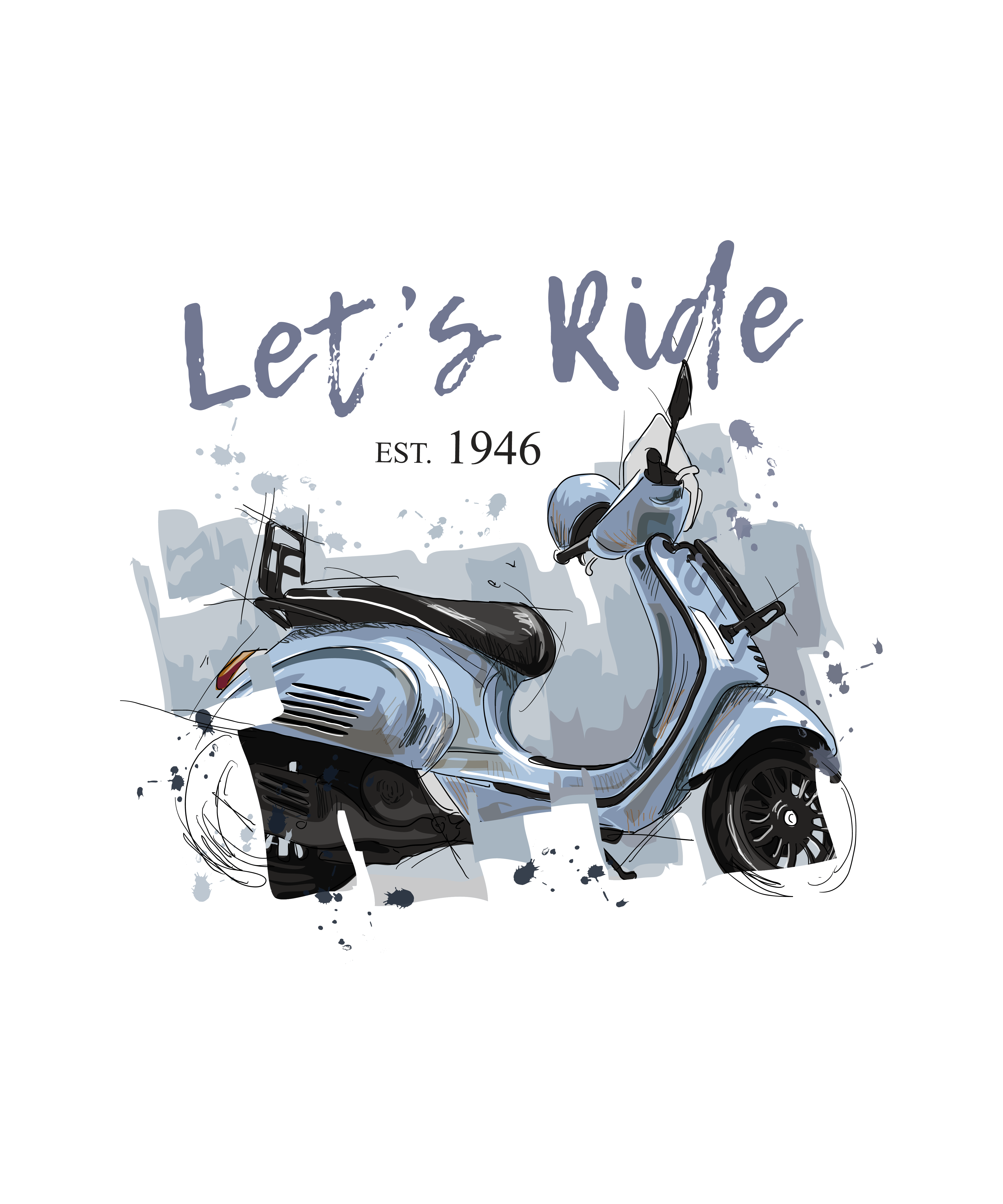 Klasik Scooter 1946 Gezinti Stili