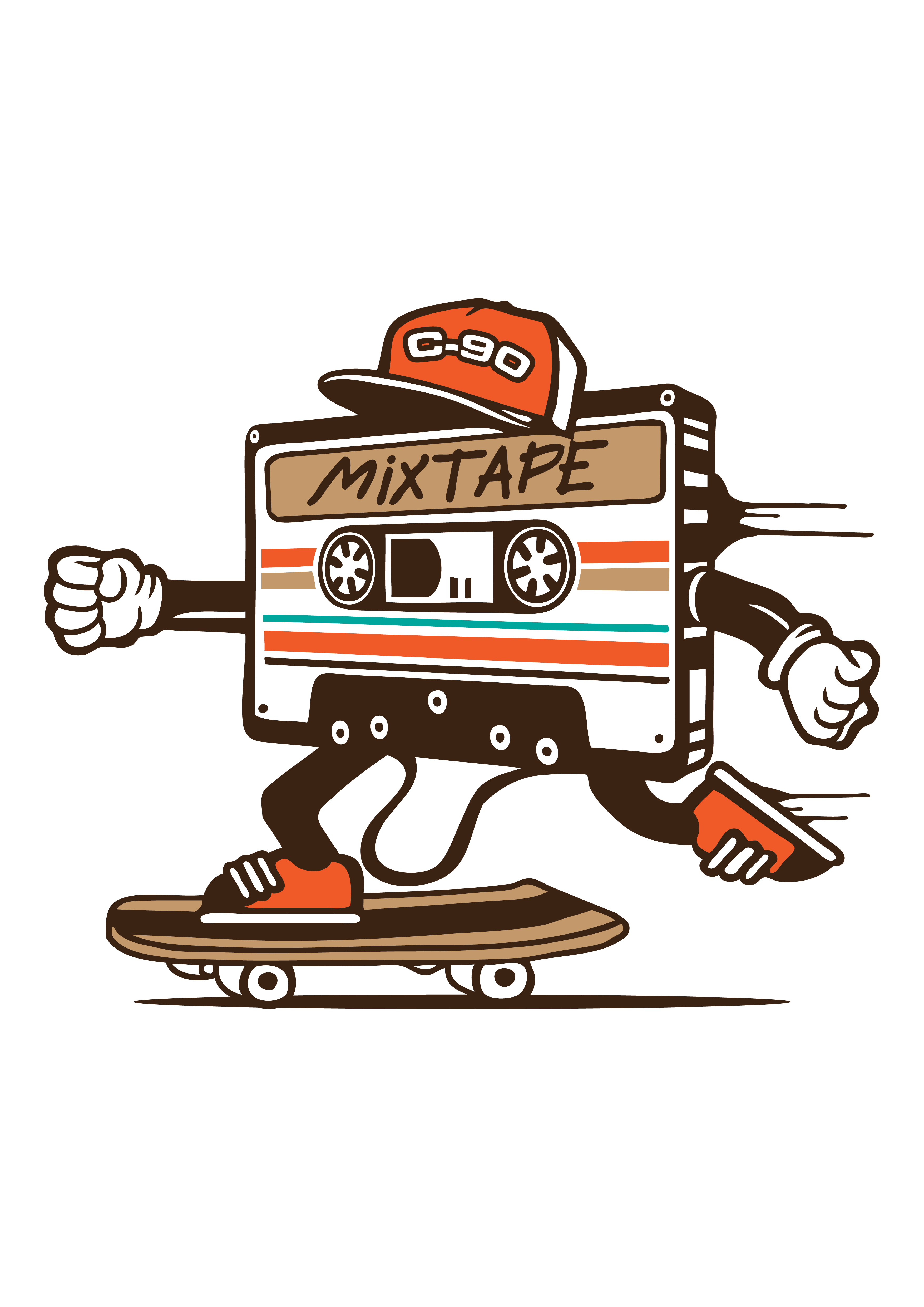 Retro Müzik Mixtape Stilinde