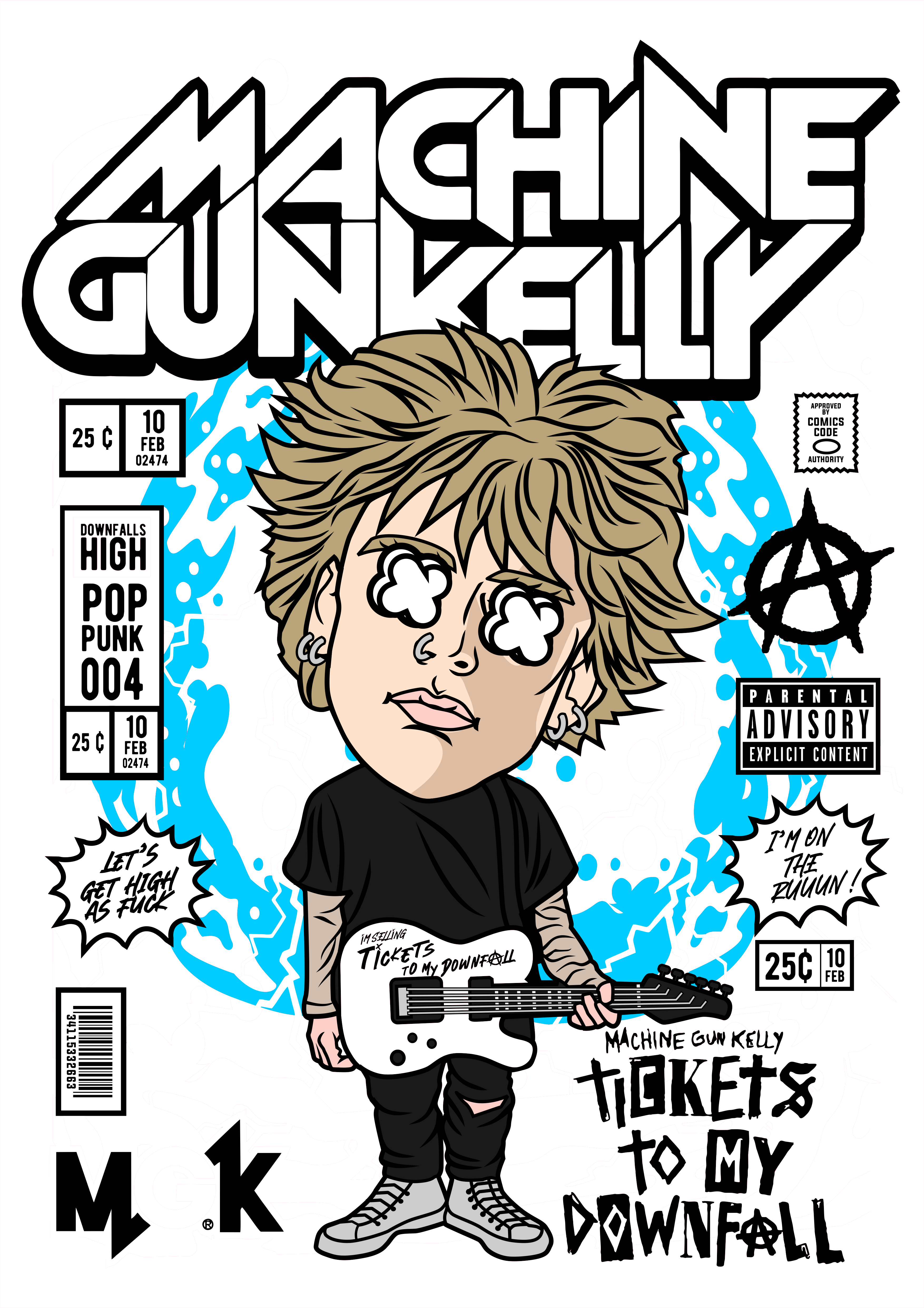 Punk Rock Müzik Stili Baskısı