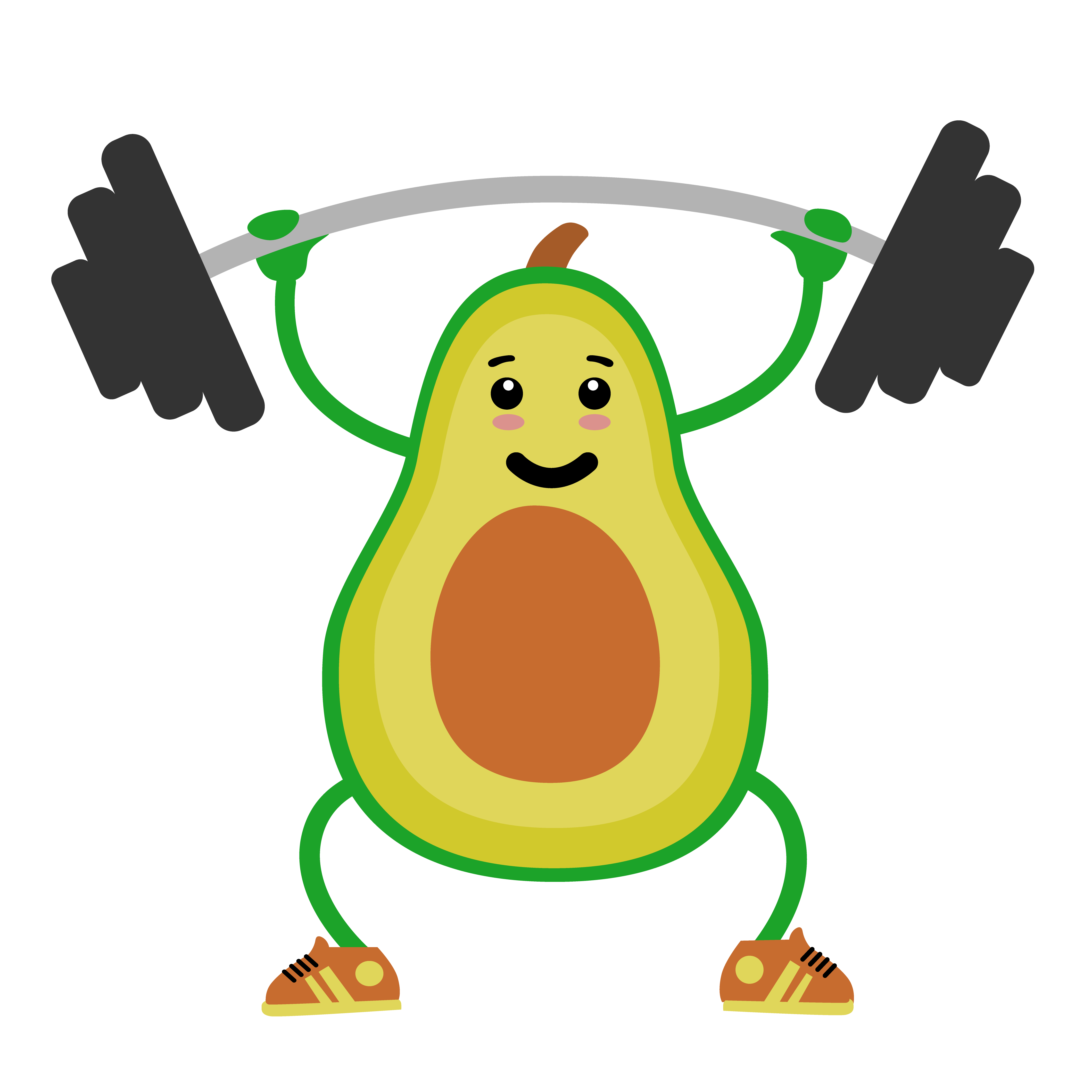 Spor Yapan Avokado Fitness Tasarımı