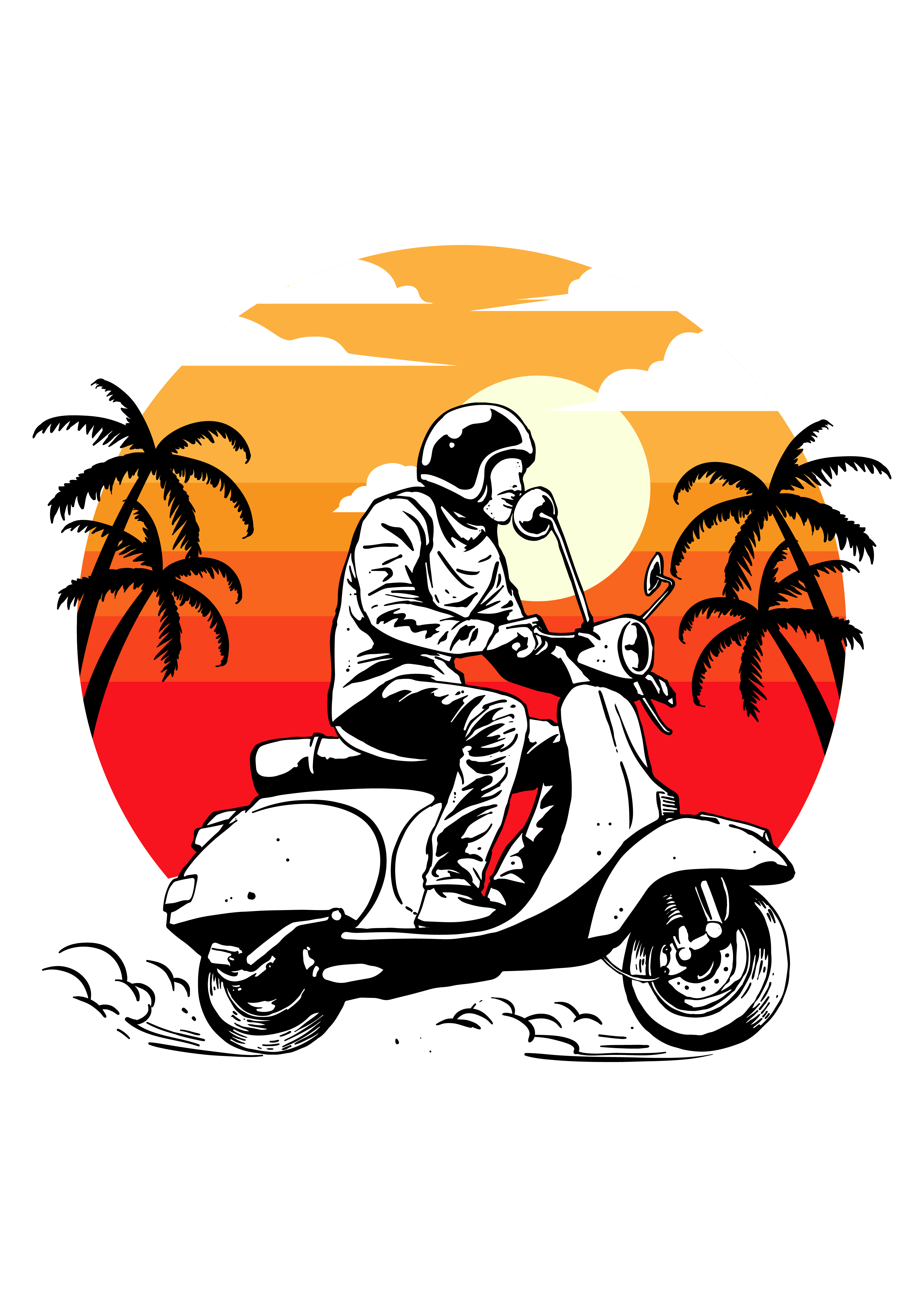 Retro Scooter Tasarımı