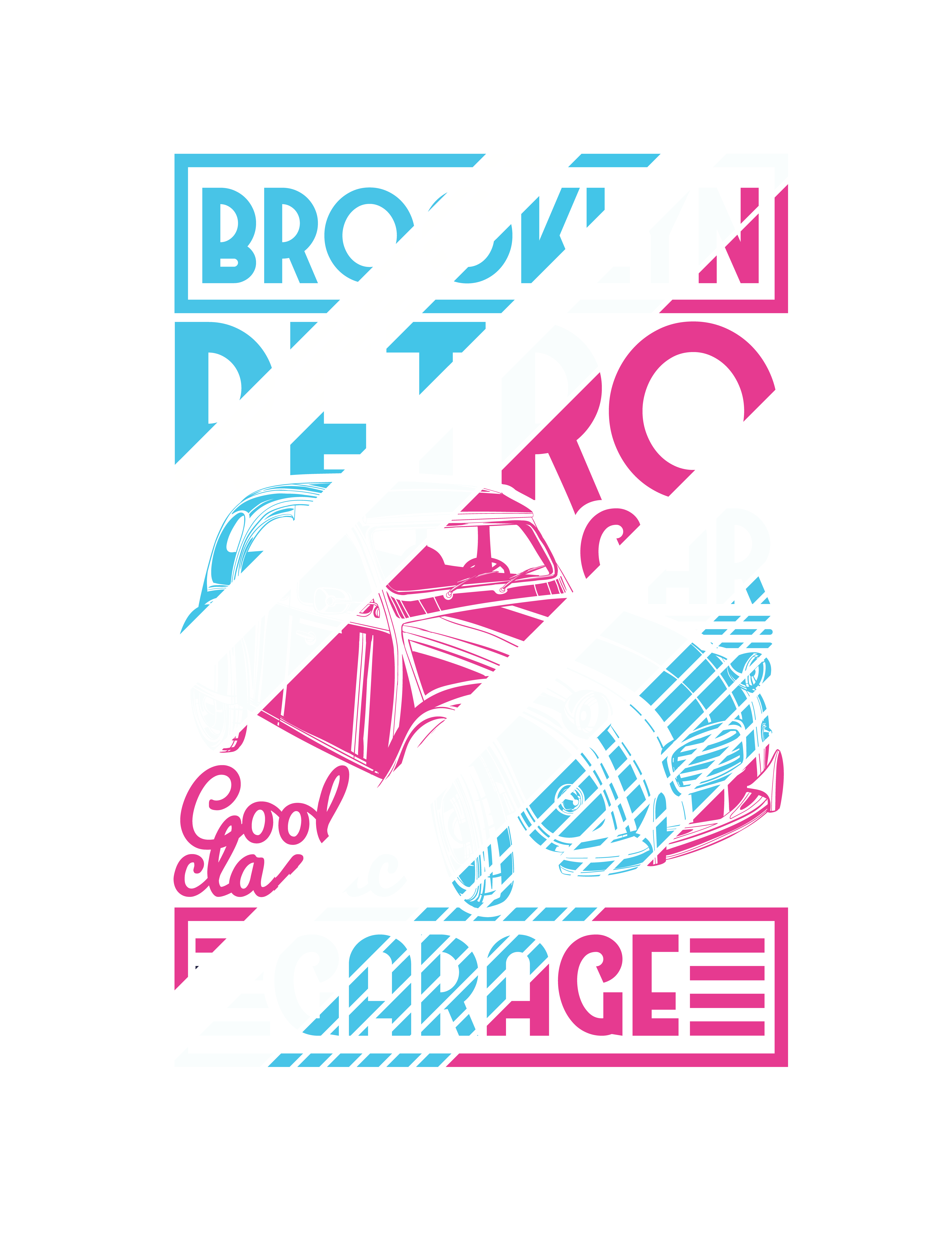Brooklyn Retro Araba Cool Garaj