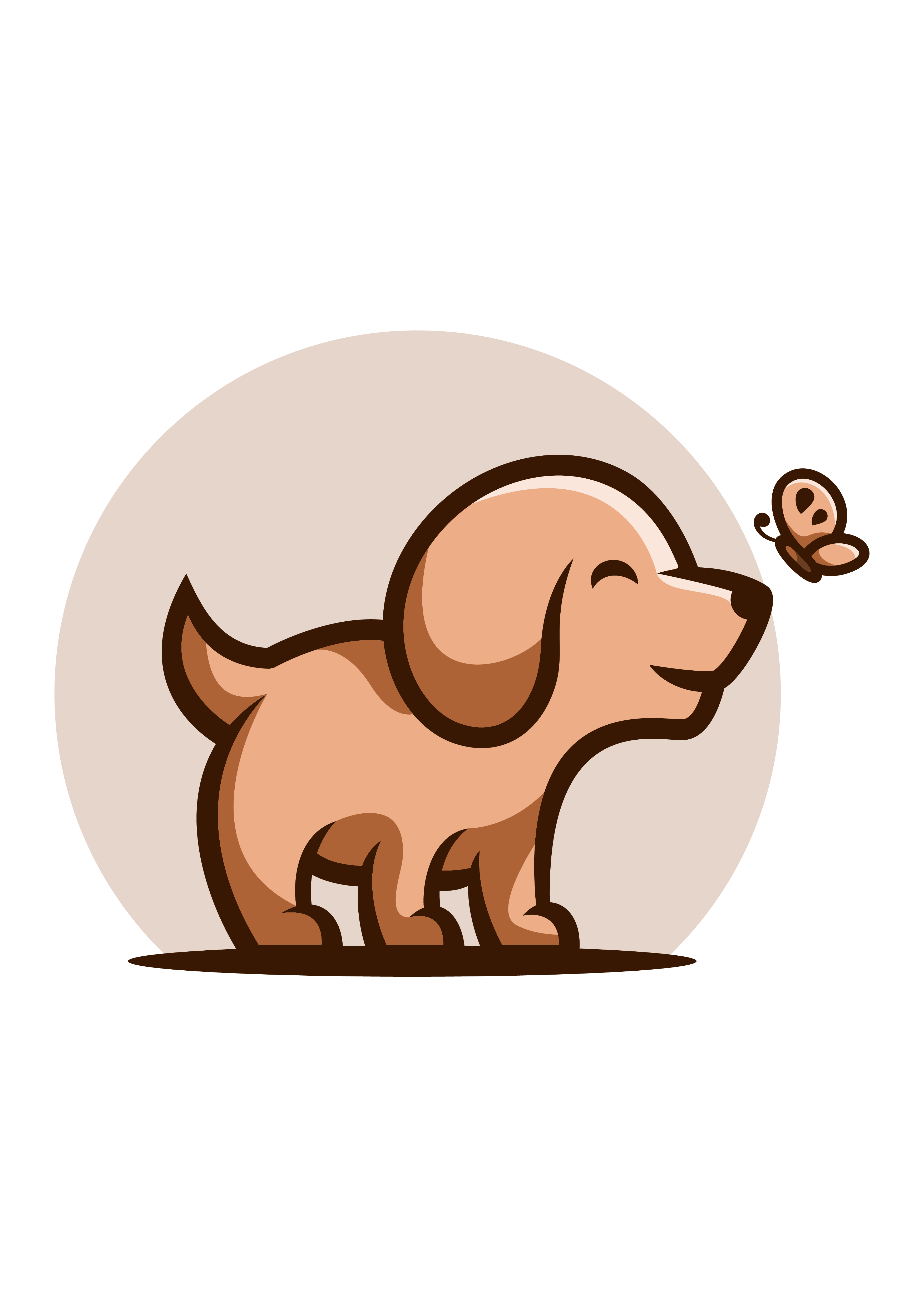 Köpek ve Kelebek Sevimli