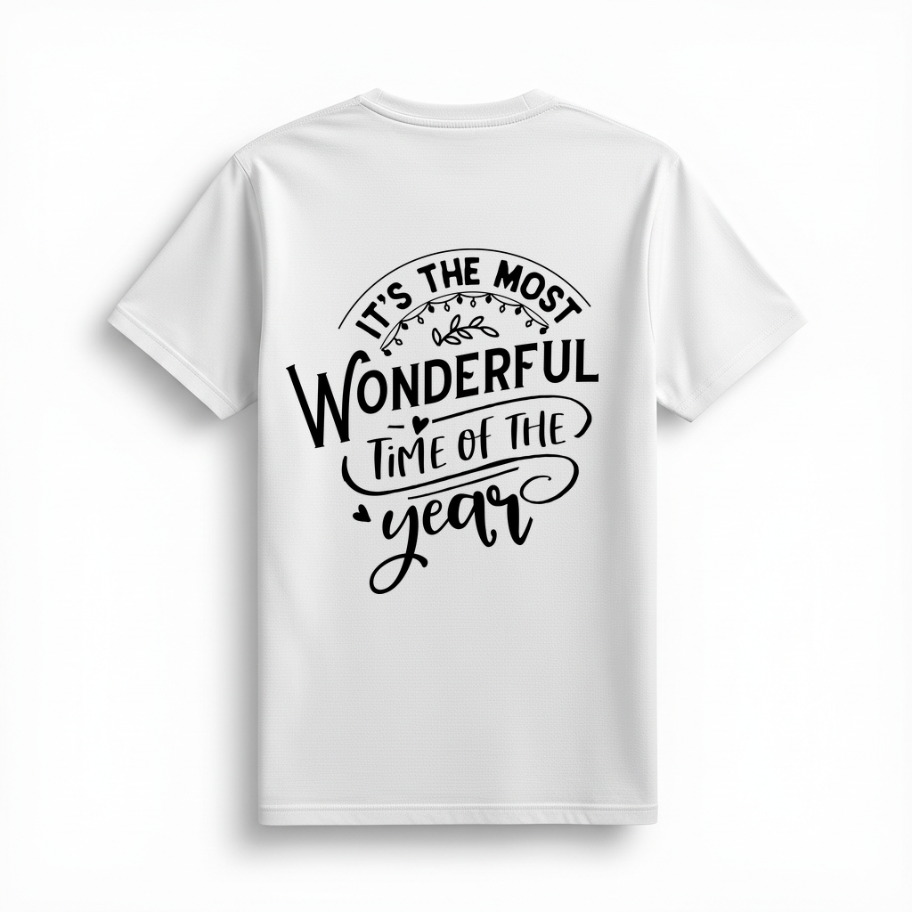 Yılın En Güzel Zamanı Baskılı Kadın Tişört
