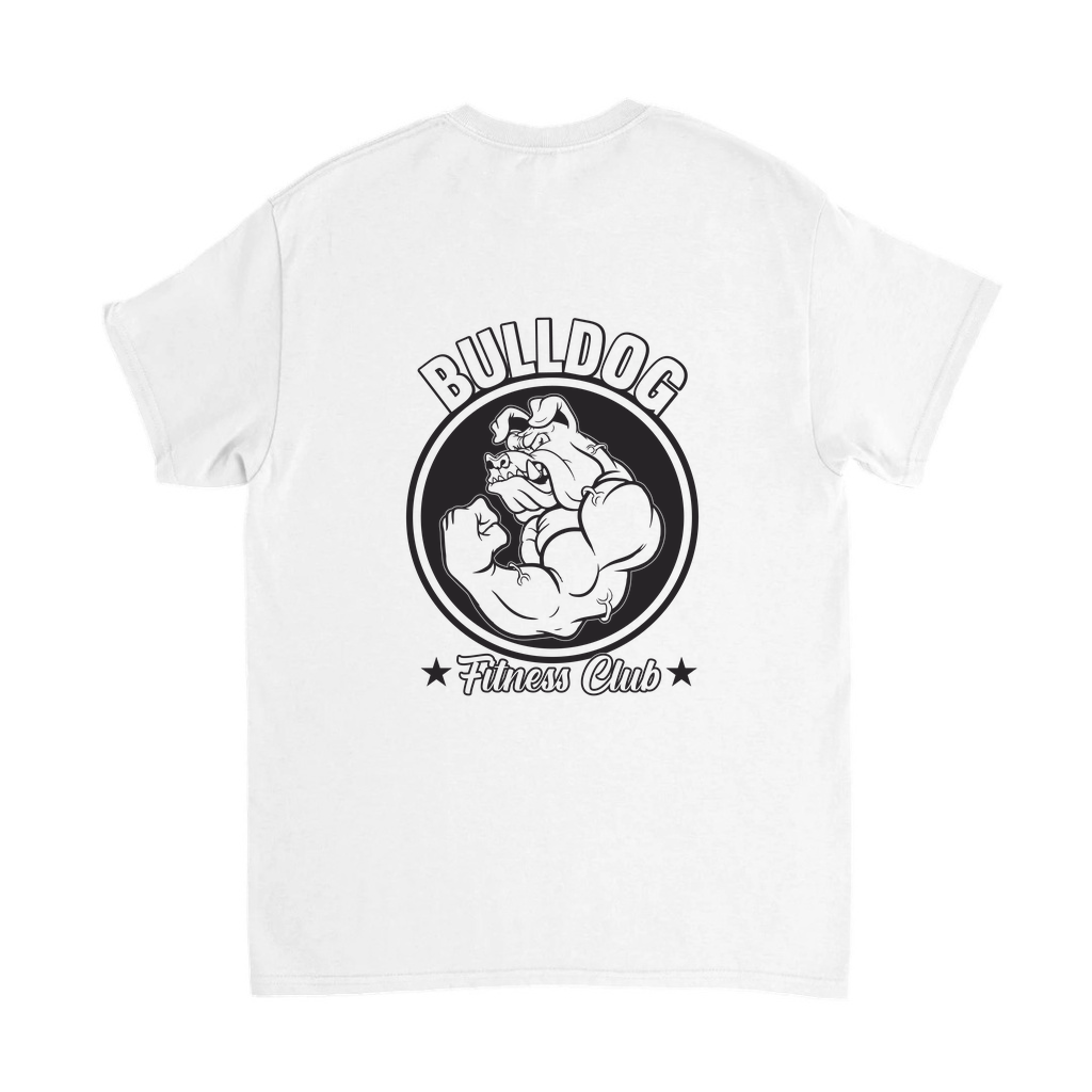 Bulldog Fitness Club Baskılı Erkek Tişört