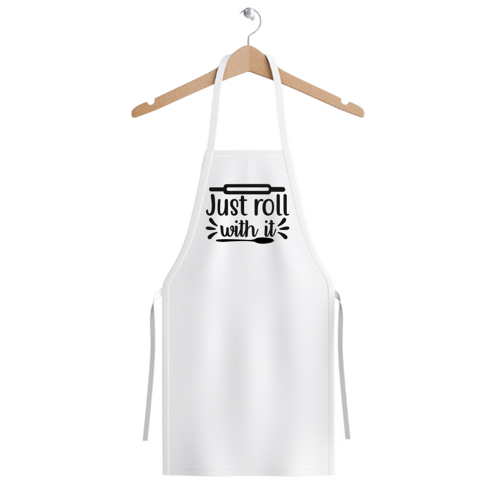 Sadece Akışına Bırak - Mutfak Baskılı Unisex Mutfak Önlüğü