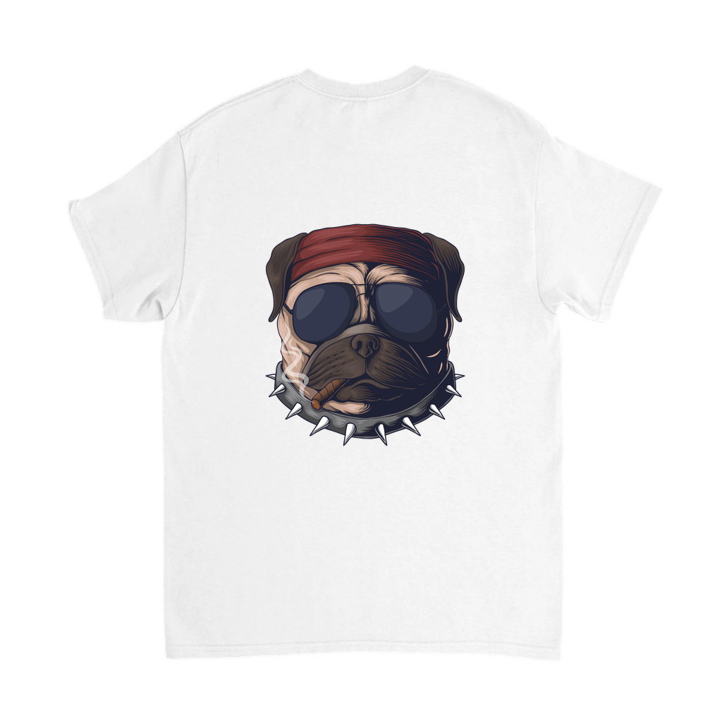 Cansız Köpek Sunglasses Bandana Tarzı Baskılı Erkek Tişört