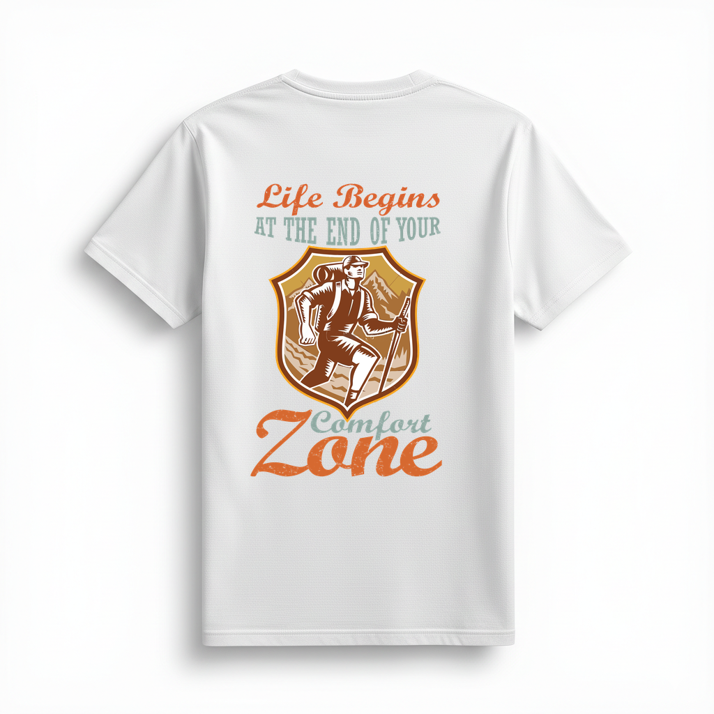 Konfar Bölgesinin Sonu Başlangıç Baskılı Kadın Tişört