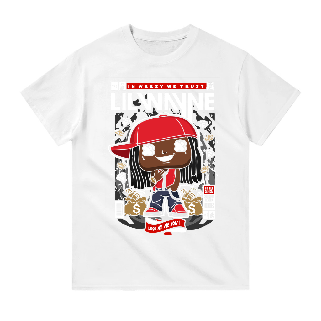 Hip Hop Müzik Kültürü Tasarımı Baskılı Çocuk Tişört
