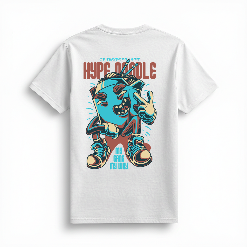 Hype Karakter Komik Tasarım Baskılı Kadın Tişört