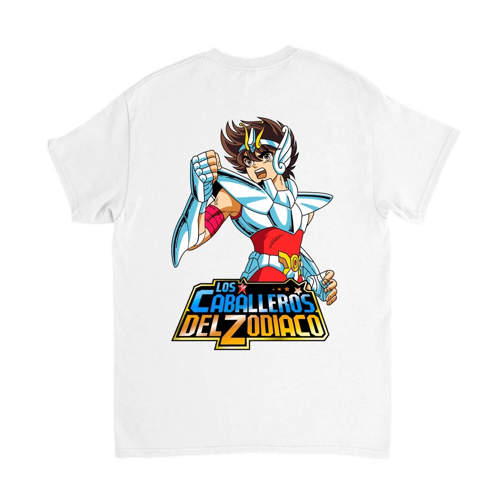 Zodiyak Kavalyeleri Anime Tasarımı Baskılı Erkek Tişört