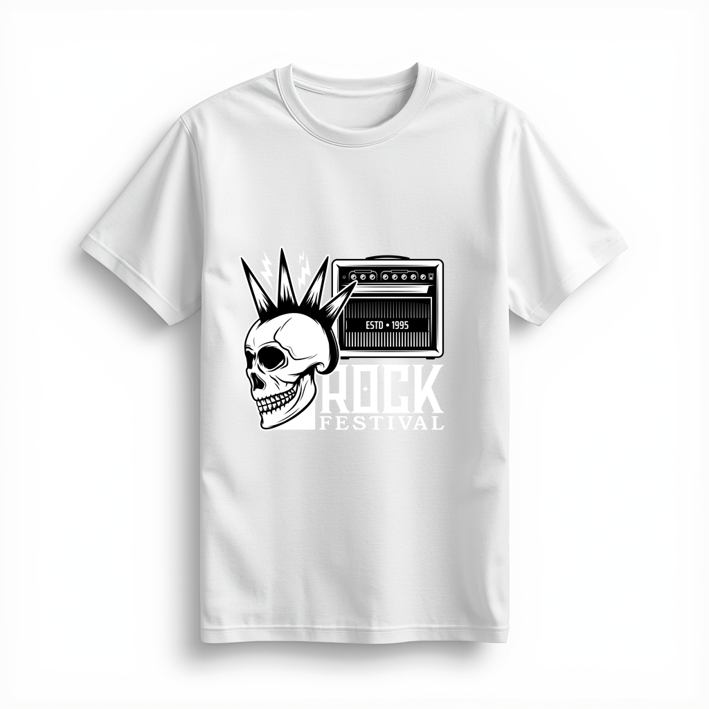 Rock Festivali 1995 Retro Baskılı Kadın Tişört