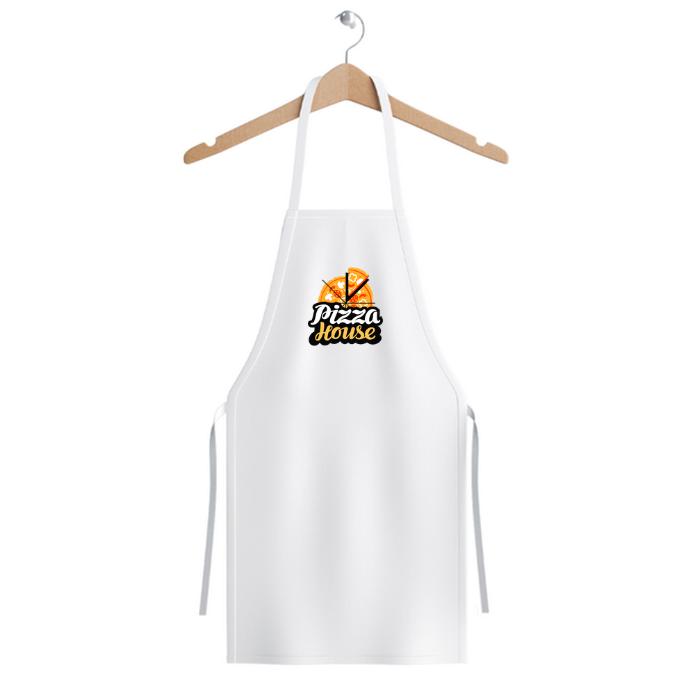 Pizza House Retro Tasarım Baskılı Unisex Mutfak Önlüğü