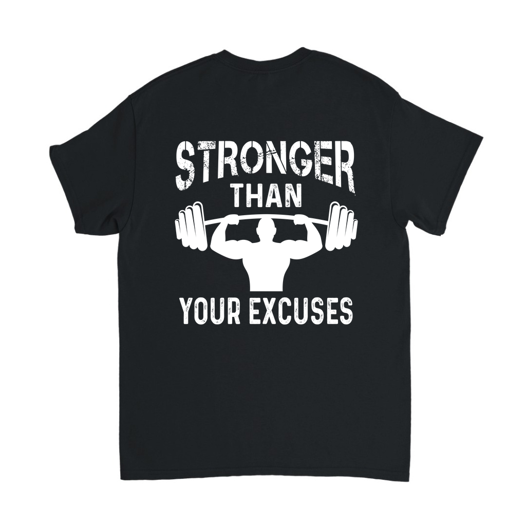 Motivasyon Yazılı Fitness Tasarımı Baskılı Erkek Tişört