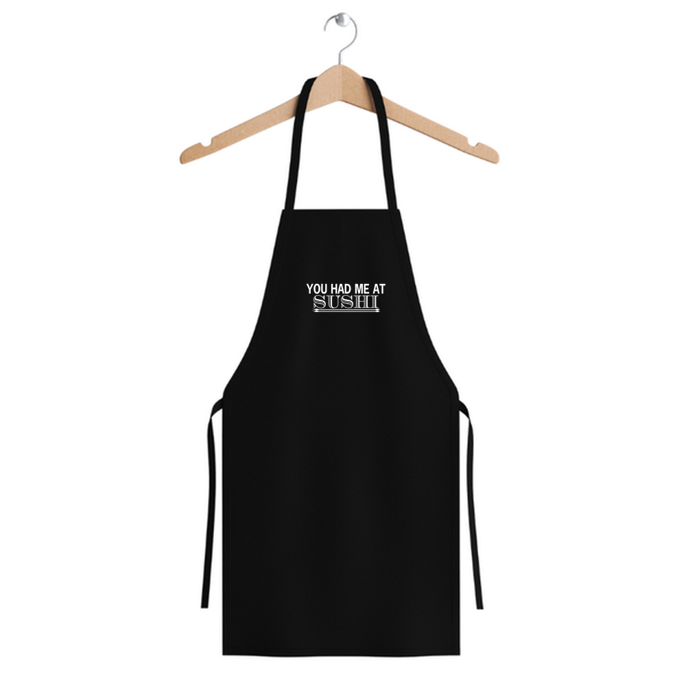Senin için Aşk Sushi Tasarımı Baskılı Unisex Mutfak Önlüğü