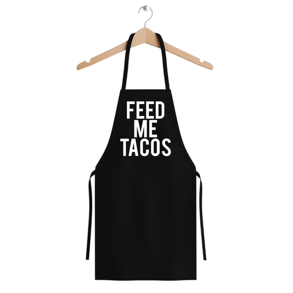 Bana Taco Ver Yazılı Baskılı Unisex Mutfak Önlüğü